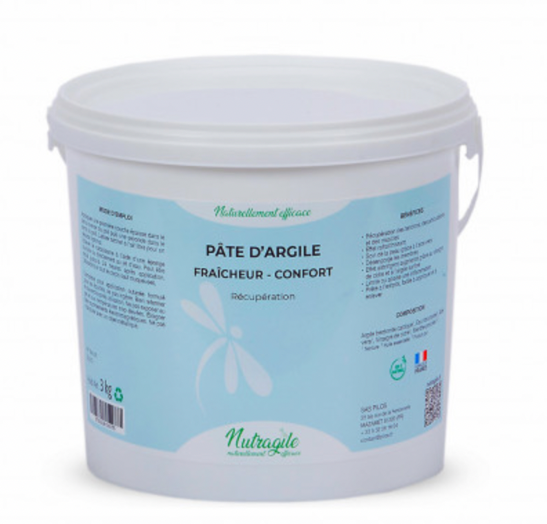 Pâte d'argile Fraicheur et confort 3kg