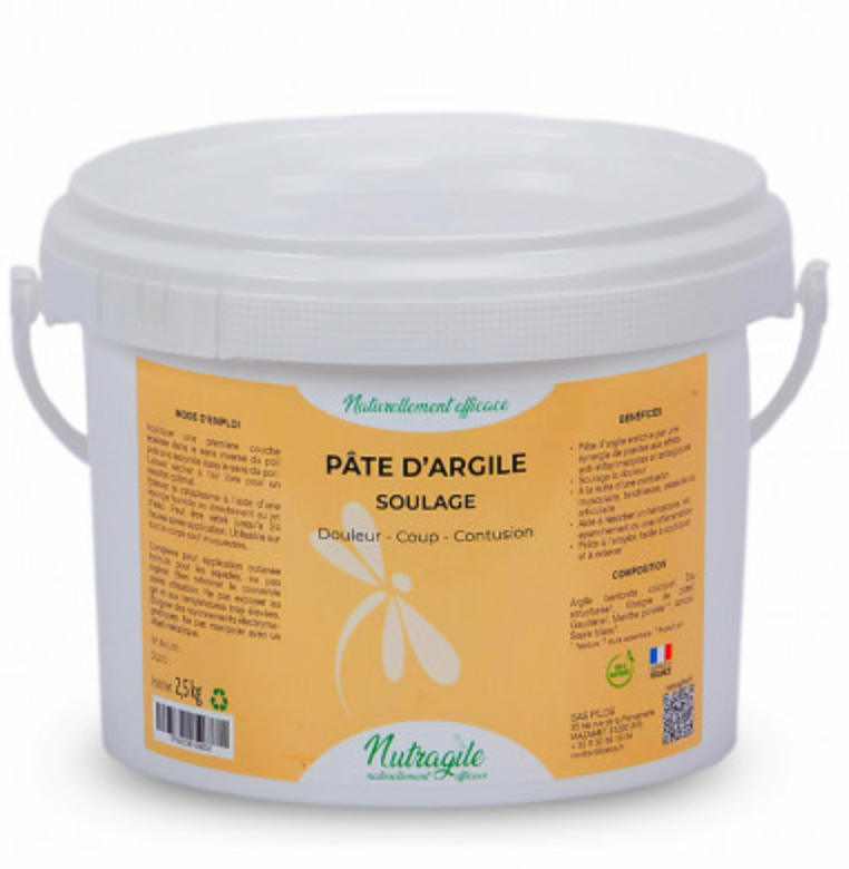 Pâte d'argile Soulage Douleur - Coup - Contusion 2,5kg