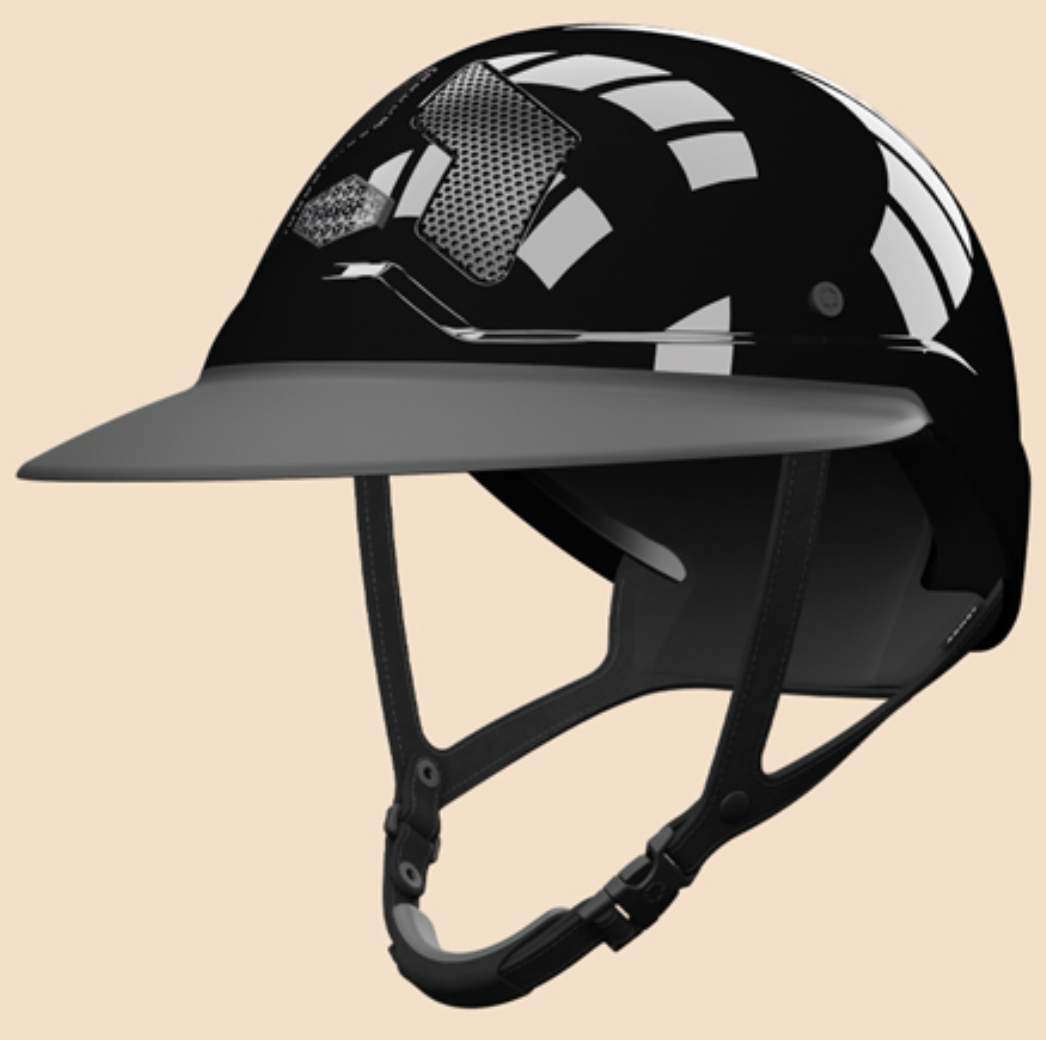 Casque Armet Jugulaire noire