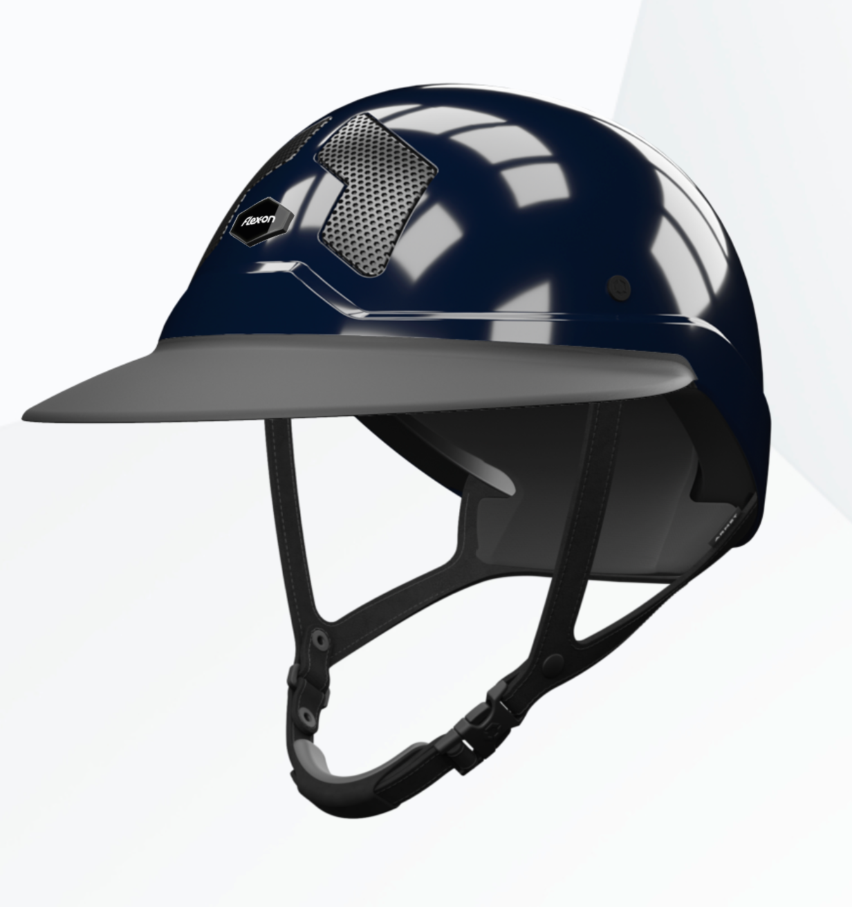 Casque Armet Jugulaire noire