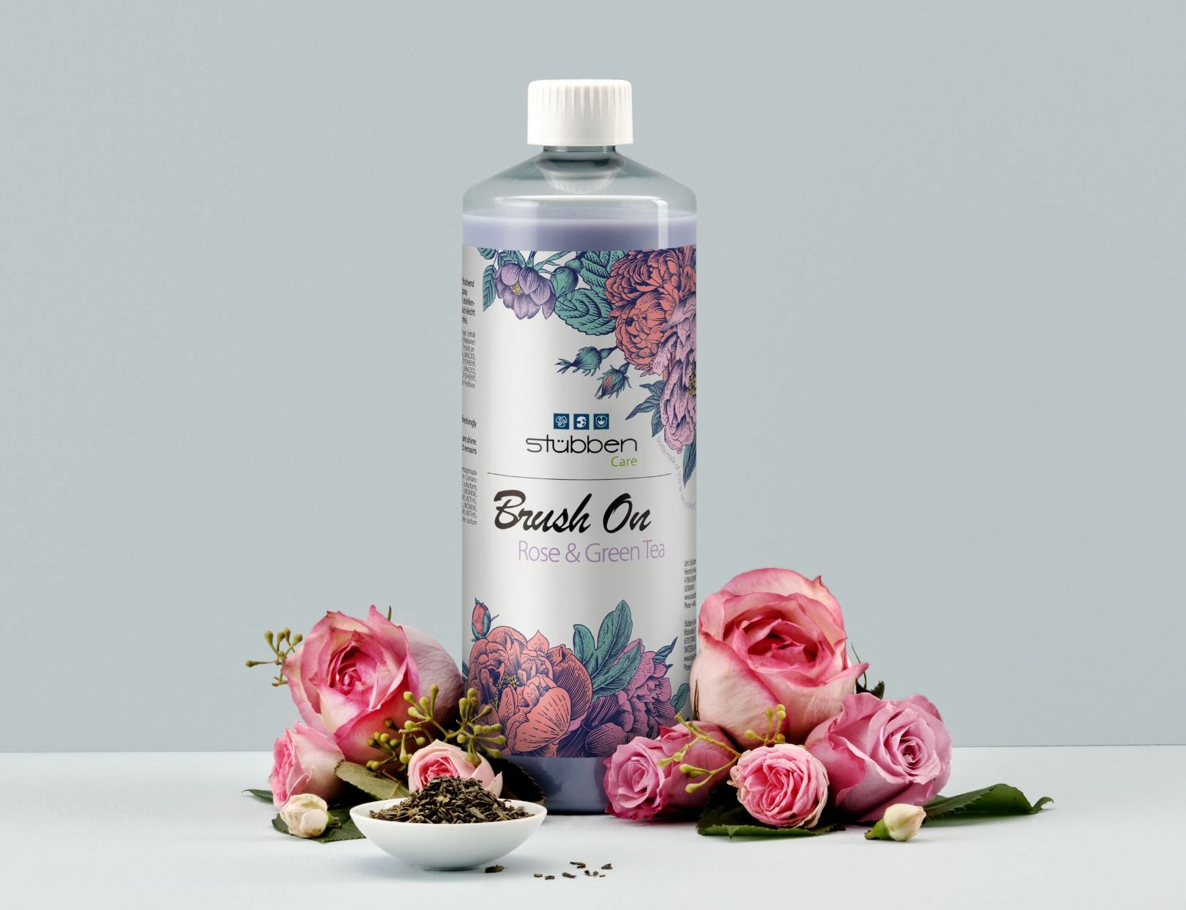 Recharge de démêlant Brush on Rose & Thé vert 1L