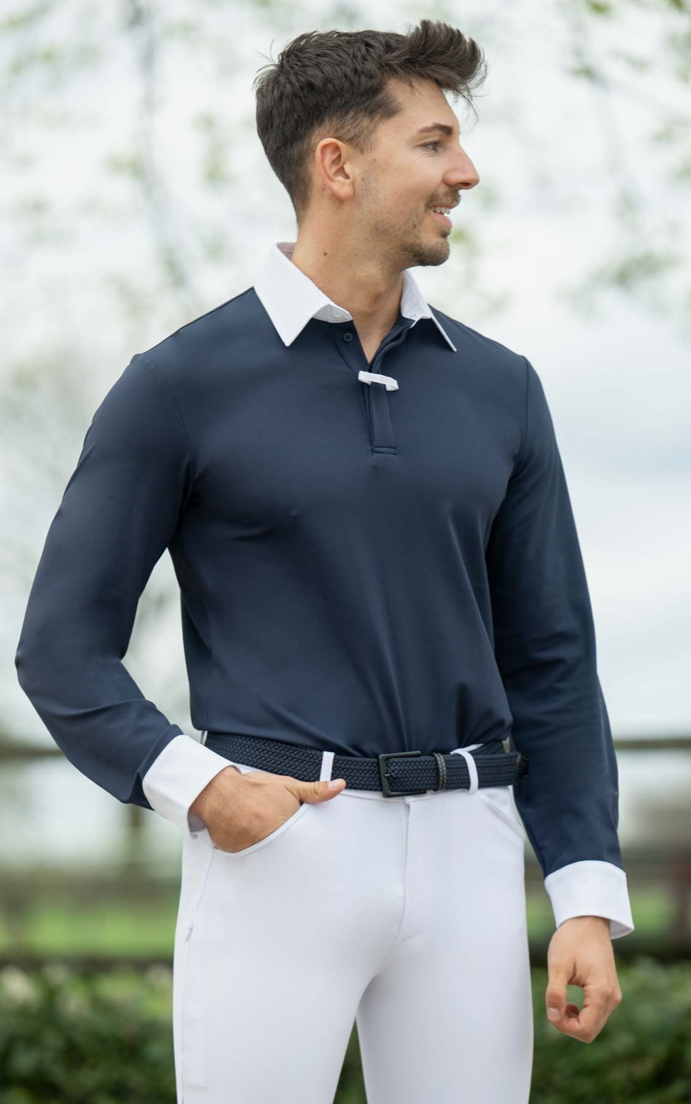 HKM - Polo de concours manches longues Davie