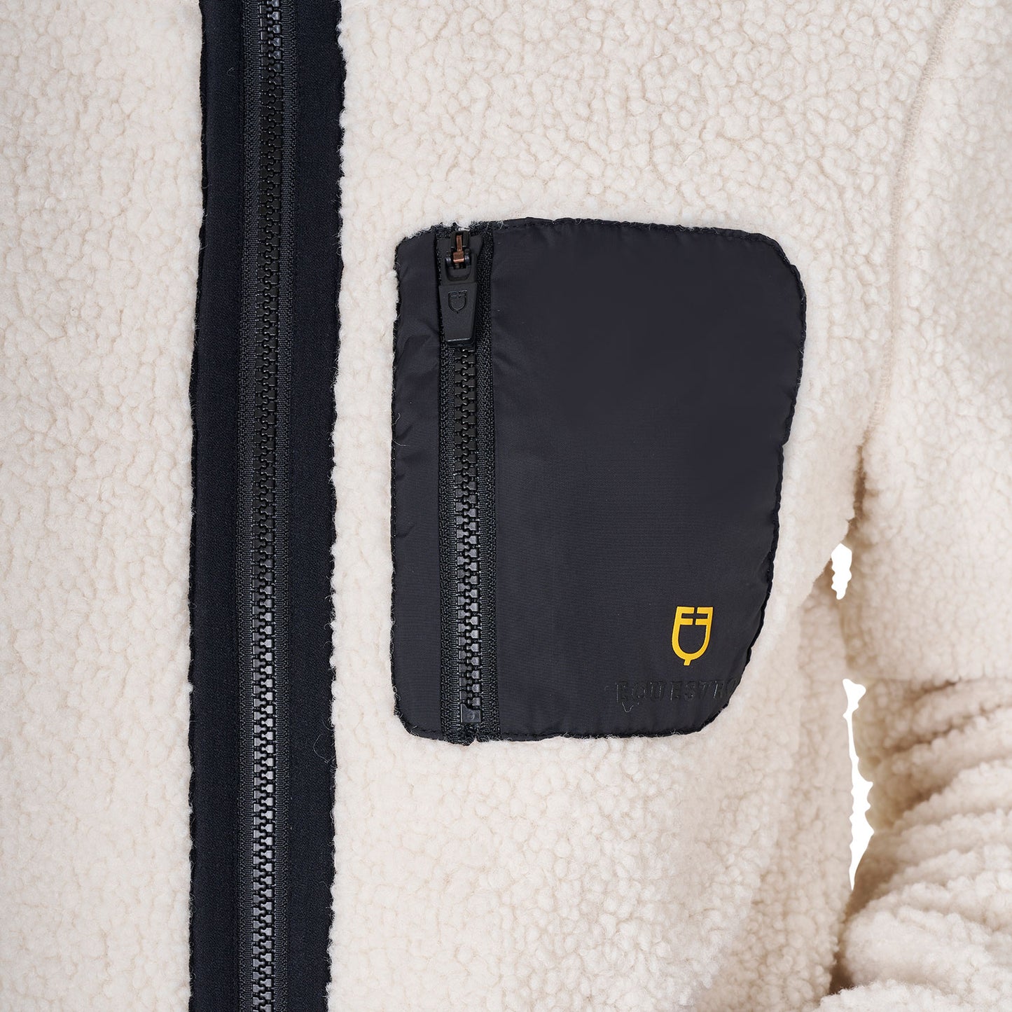 Equestro - Veste Teddy à zip