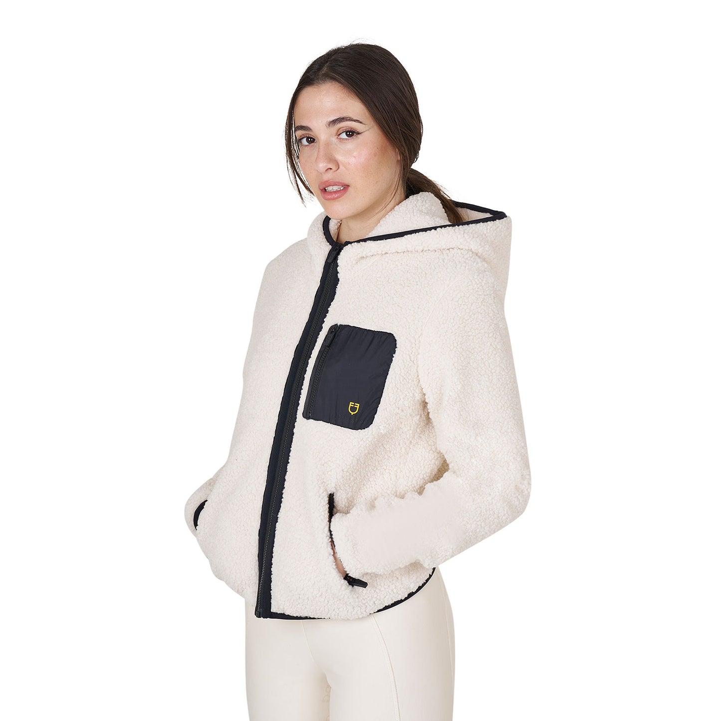 Equestro - Veste Teddy à zip
