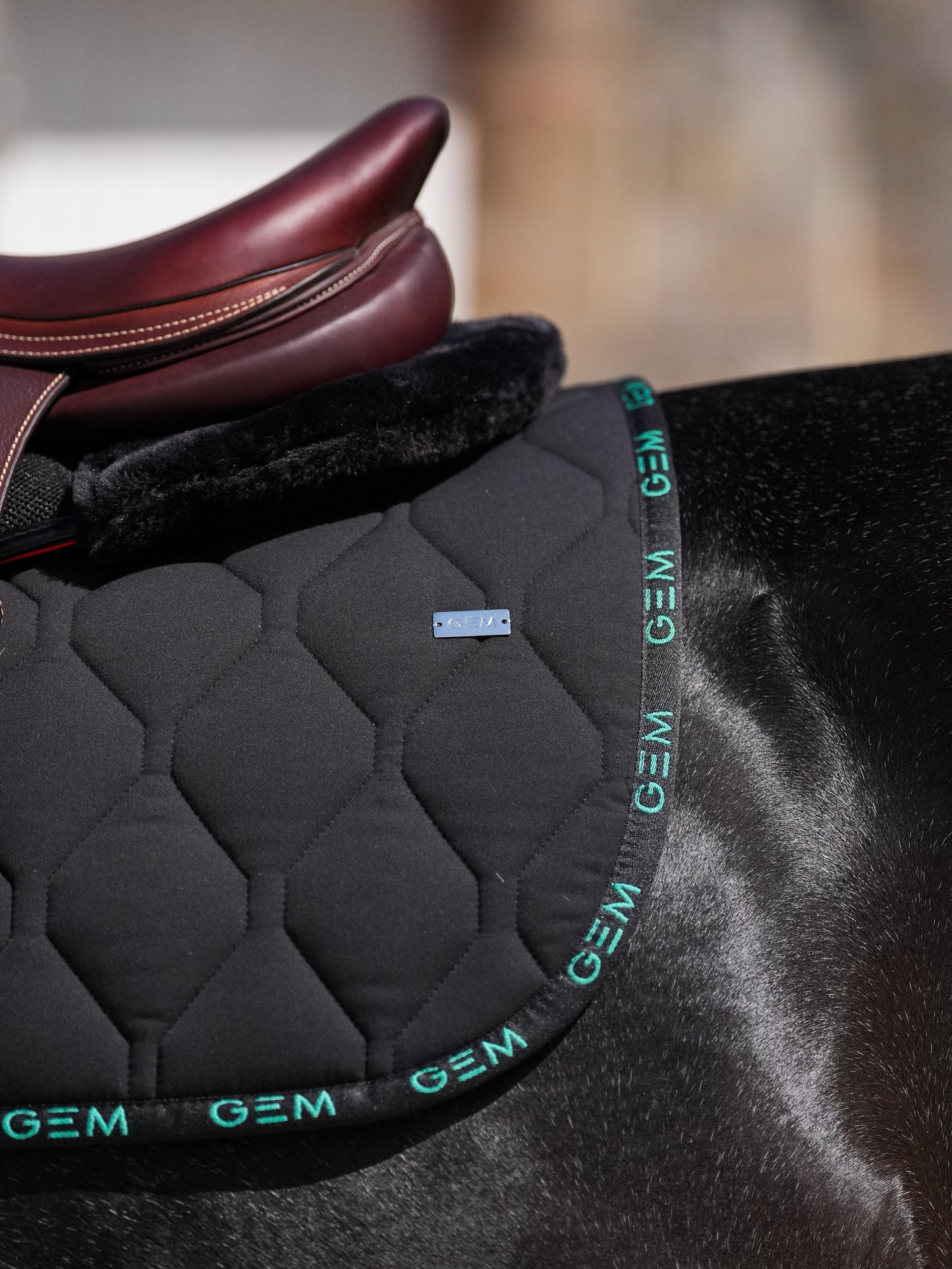 GEM - Tapis Love Noir/Vert