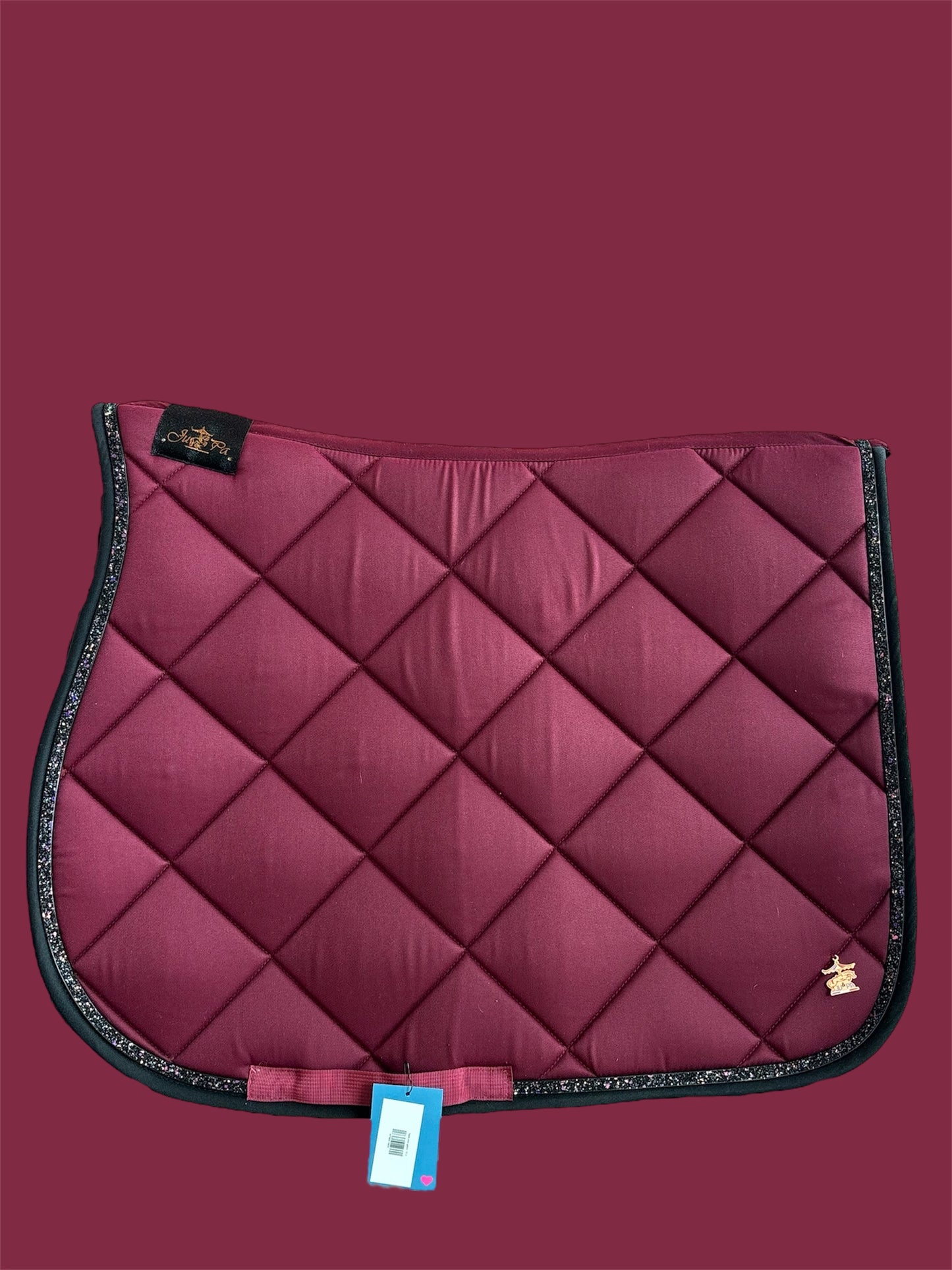 Ju&pa - Tapis Bordeaux/Noir