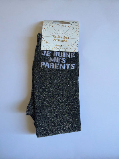 Paillettes Attitude - Je ruine mes parents