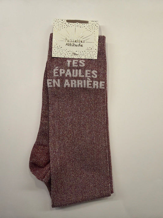 Paillettes Attitude - Tes épaules en arrière