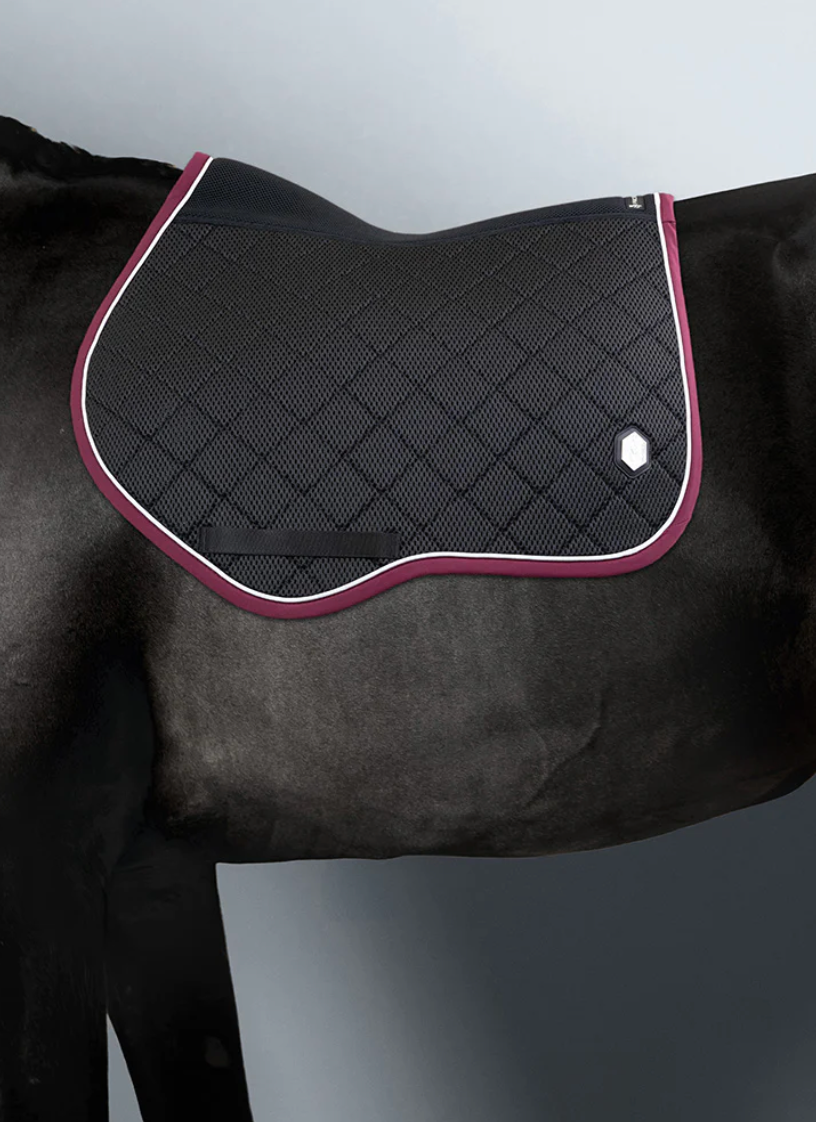 Dynamix Tapis de selle Mesh velours 3D