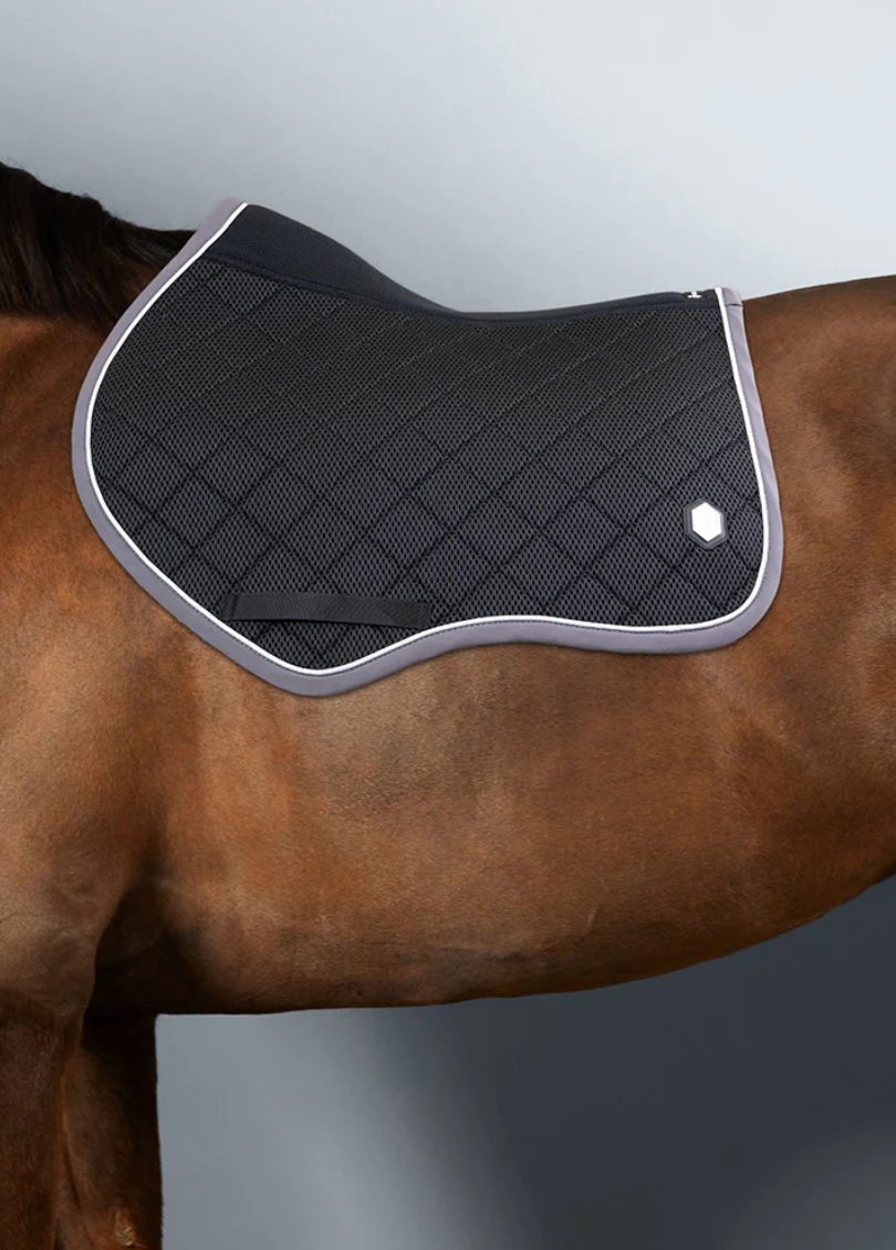 Dynamix Tapis de selle Mesh velours 3D