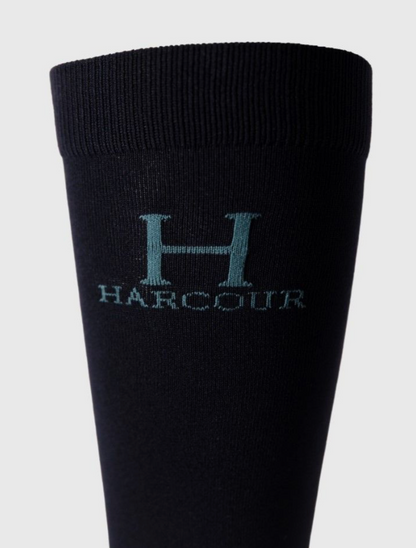 HARCOUR - Chaussettes badminton Navy Peacok