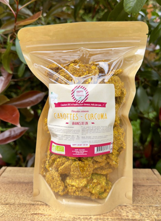 Crackers Cheval Carottes Curcuma