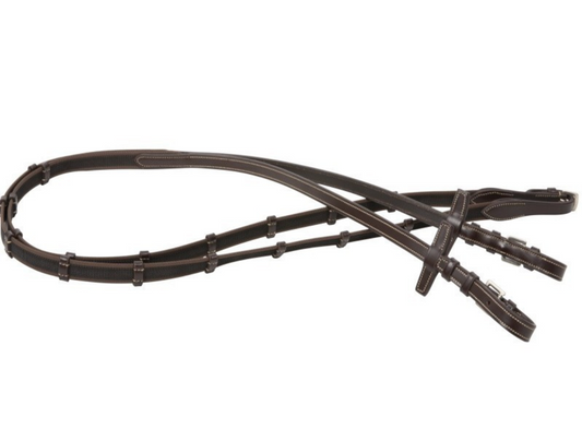 Rênes grip Signature 16mm marron