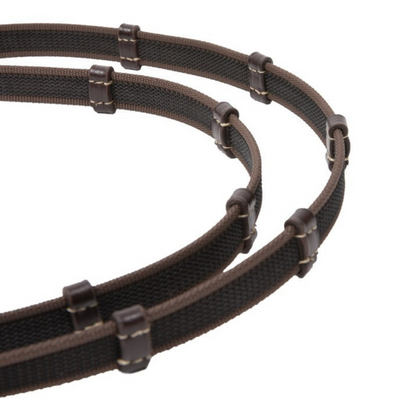 Rênes grip Signature 16mm marron