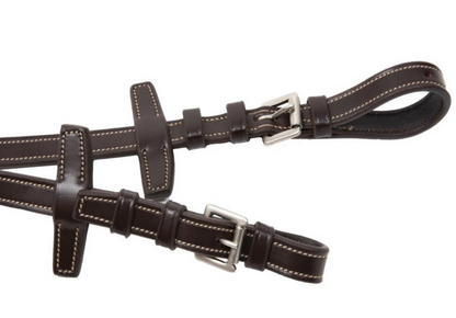 Rênes grip Signature 16mm marron