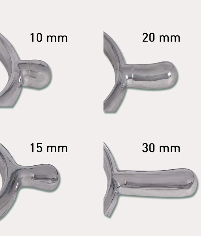 Set d'éperons Crystal, pour femme 10mm