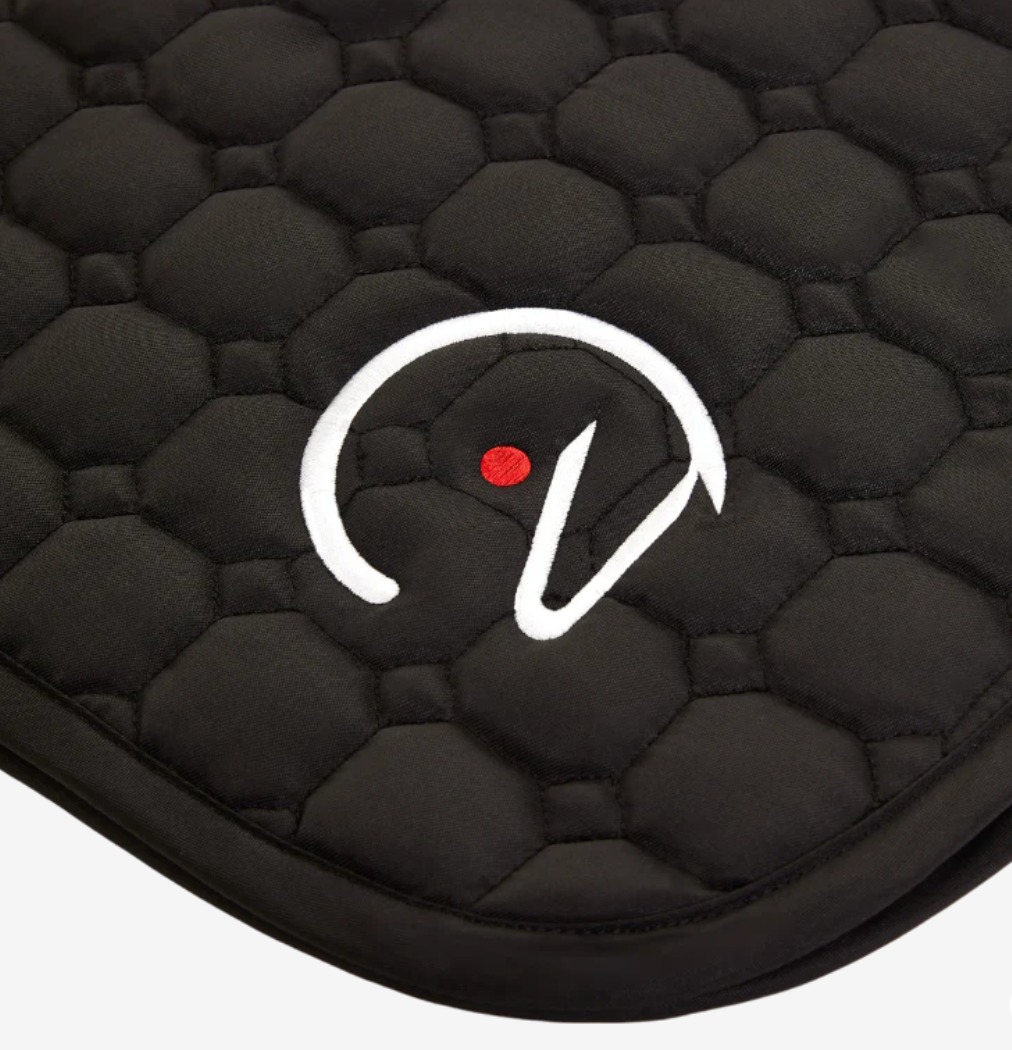 Tapis de selle Honeycomb noir