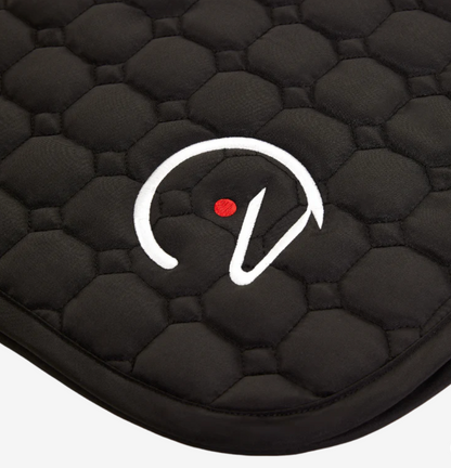 Tapis de selle Honeycomb noir