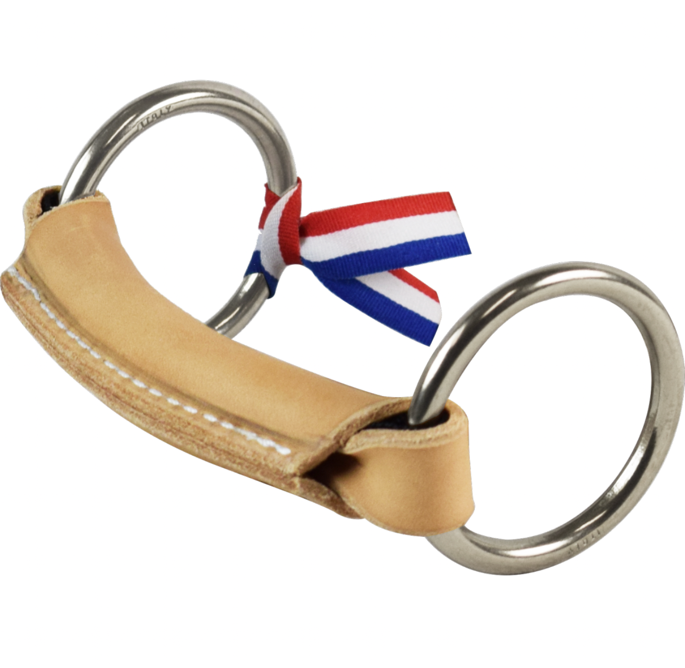 Mors en cuir rond