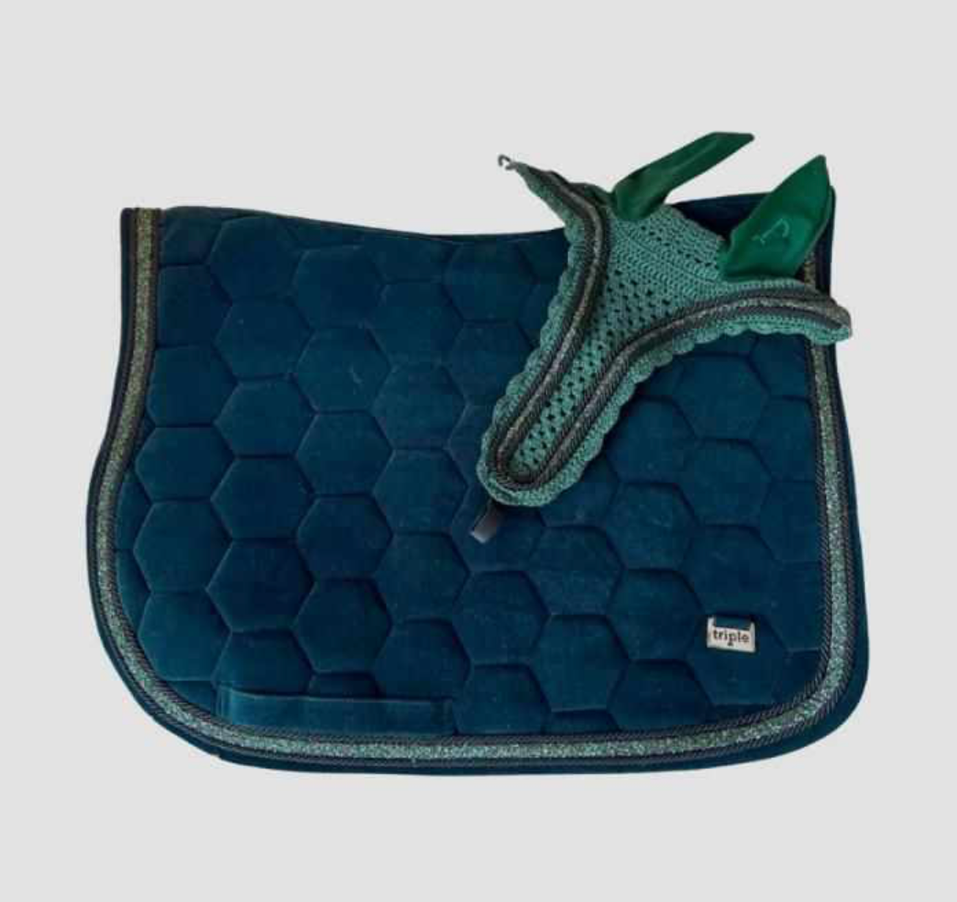 Tapis Triple velvet vert