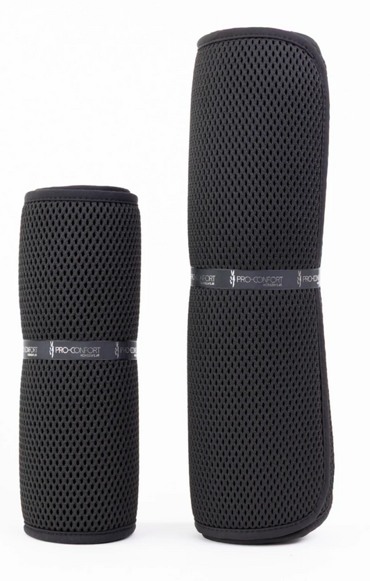 Pilmi Set de 4 sous bandages 3D mesh velours