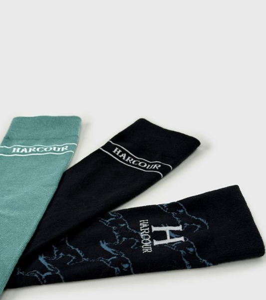 Harcour - Beeges pack de 3 paires Peacock/Navy/Jump Navy