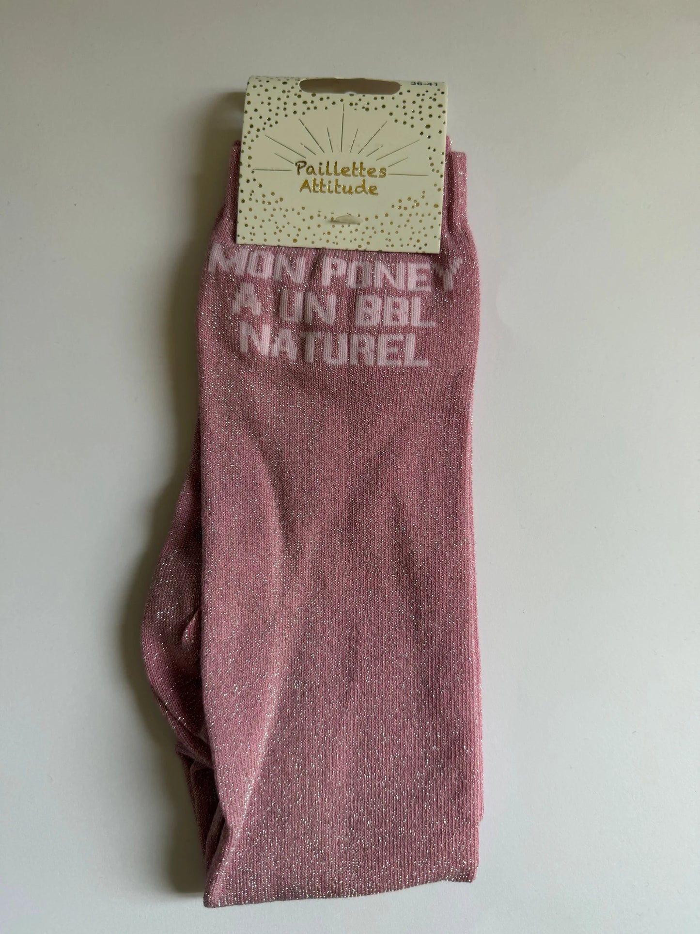 Paillettes Attitude - Mon poney à un BBL naturel